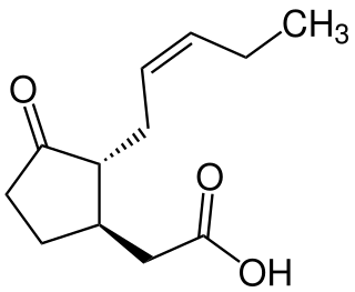 <span class="mw-page-title-main">Jasmonic acid</span> Chemical compound