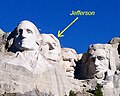 Jefferson on Mount Rushmore