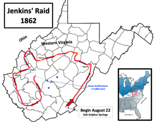 <span class="mw-page-title-main">Jenkins' Trans-Allegheny Raid</span> Raid of the American Civil War