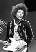 James Marshall „Jimi" Hendrix, chitarist, muzician american