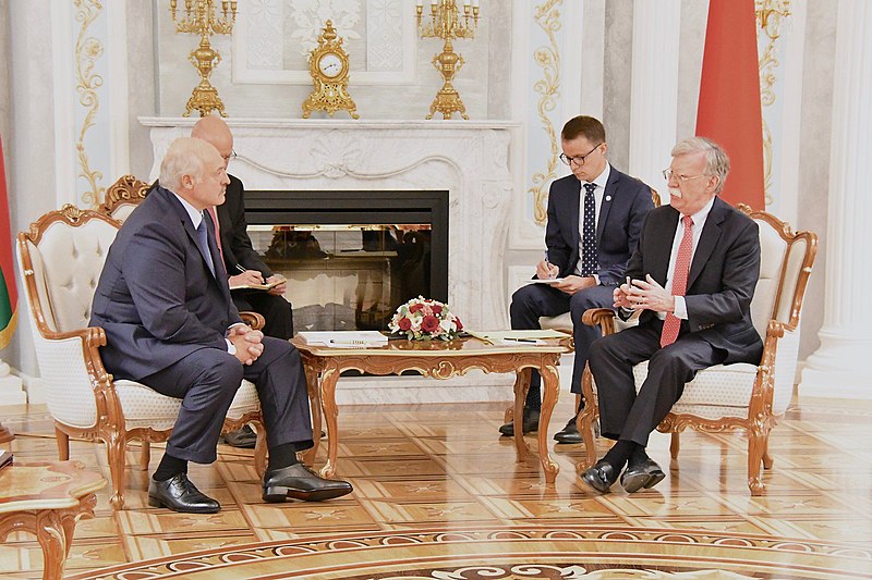 File:John Bolton and Belarusian President Lukashenko in Minsk.jpg