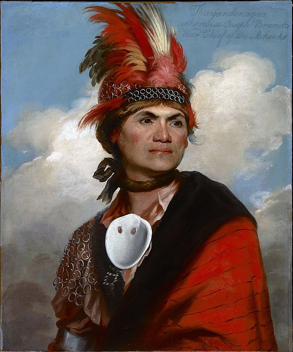 Joseph Brant, Molly's younger brother, in 1786