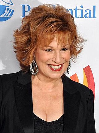 <span class="mw-page-title-main">Joy Behar</span> American comedian, television host, actress, and writer
