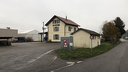 Kallnach railway station