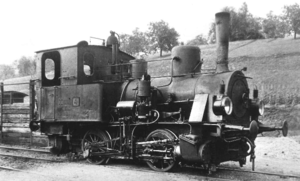 Locomotive 2 of the Kandertal Railway, around 1937