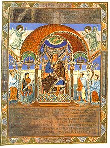 Throne image of Charles the Bald in the Codex Aureus of St Emmeram Karl II der Kahle.jpg