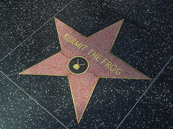 Kermit's star on the Hollywood Walk of Fame