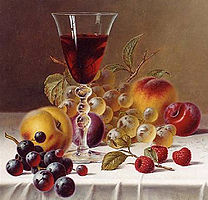 Still life by Ivan Khrutsky (1855).