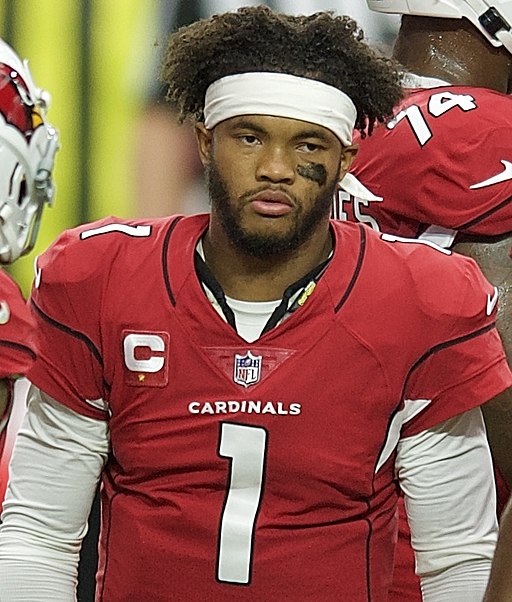 Kyler Murray in huddle (50369475187) (cropped) (cropped)