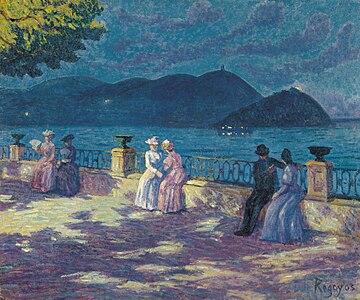 Darío de Regoyos 1906, La Concha, nocturne (Musée Carmen Thyssen de Málaga).