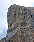 Latemarspitze - pohled z Große Latemarscharte