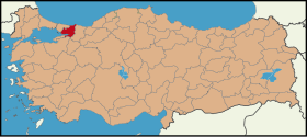 Lokalizacja Kocaeli (prowincja)