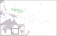 Locatie van Micronesia