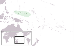 Położenie Mikronezji