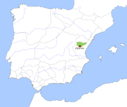 Location map Taifa of Alpuente.svg