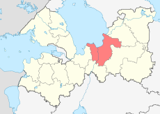 Location of Volkhovsky District (Leningrad Oblast).svg