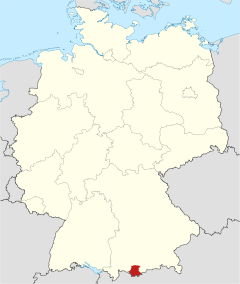 Locator map GAP in Germany.svg