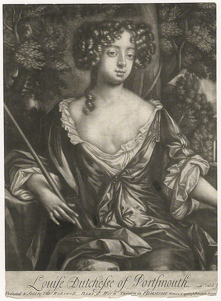 File:Louise de Kéroualle, Duchess of Portsmouth by Gerard Valck, after Sir Peter Lely.jpg