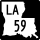 Louisiana Highway 59 penanda