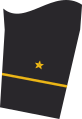 Ärmelabzeichen Oberfähnrich zur See (nicht Sanitätslauf­bahn) (entspricht Form der Ärmelab­zeichen für Offiziere)