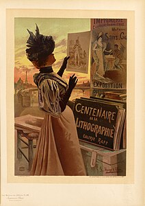 Centenaire de la lithographie, 1895.