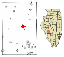 Carlinville – Mappa