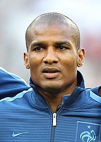 Among Florent Malouda's honours include a Champions League title, a Premier League Championship and playing in the 2006 FIFA World Cup final. Malouda2012.JPG