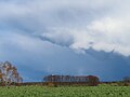 Cumulonimbus mit mammatus Wolkenfront