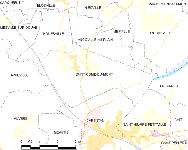 Saint-Côme-du-Mont: situs