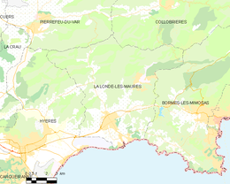 La Londe-les-Maures - Plan