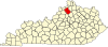 Karta över Kentucky som markerar Owen County.svg