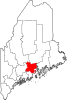 瓦多縣在緬因州的位置