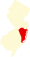 Карта округа Оушен