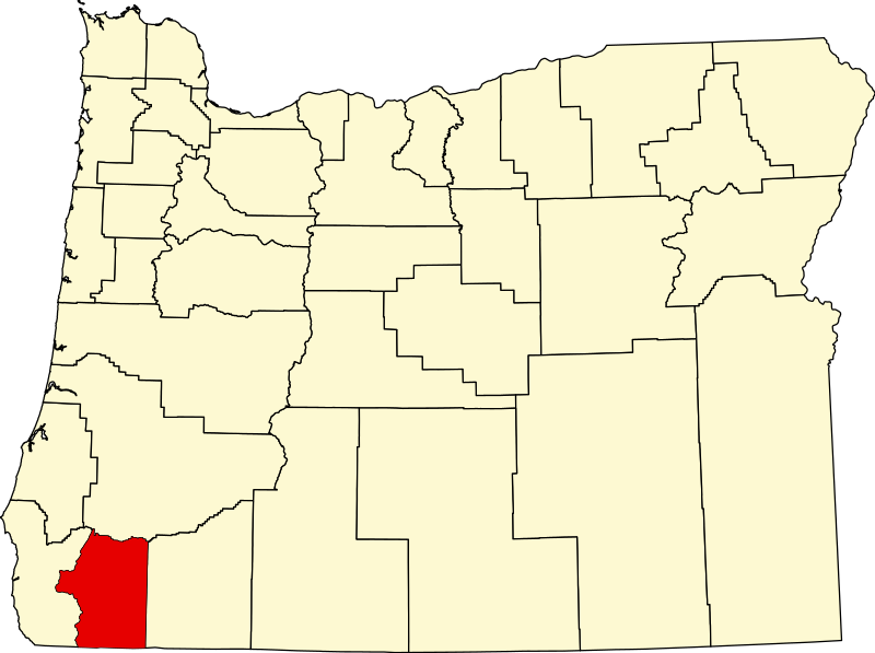 File:Map of Oregon highlighting Josephine County.svg