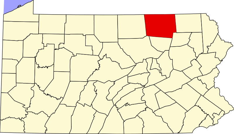 File:Map of Pennsylvania highlighting Bradford County.svg