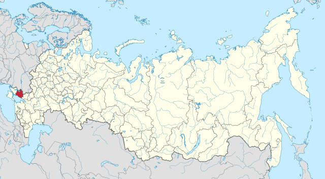 Localização do Oblast de Zaporíjia na Rússia.