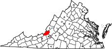 Map of Virginia highlighting Craig County.svg