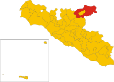 Map of comune of Cammarata (province of Agrigento, region Sicily, Italy).svg