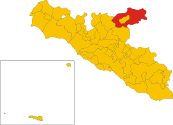 Map of comune of Cammarata (province of Agrigento, region Sicily, Italy).svg
