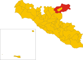 Localização da Cammarata