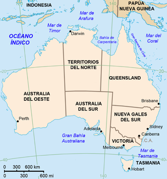 Australia: Etimoloxía y orixe del nome, Historia, Política