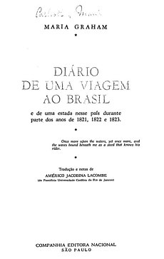 Diário De Uma Viagem Ao Brasil