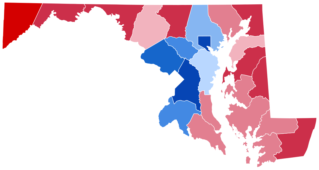 2016 United States presidential election in Maryland