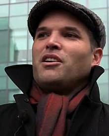 Taibbi at an Occupy Wall Street protest in 2012