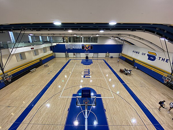 Basketball court at Mattamy Athletic Centre