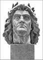 Rzeźba Macieja Korwina z Zamku Królewskiego w Budapeszcie, przedstawiająca władcę w stylu cesarzy rzymskich