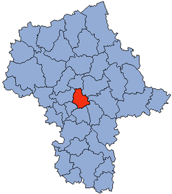 マゾフシェ県内の位置