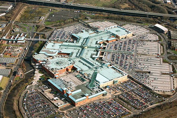 Aerial view of Meadowhall
