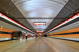 <span class="mw-page-title-main">Kobylisy (Prague Metro)</span> Prague metro station