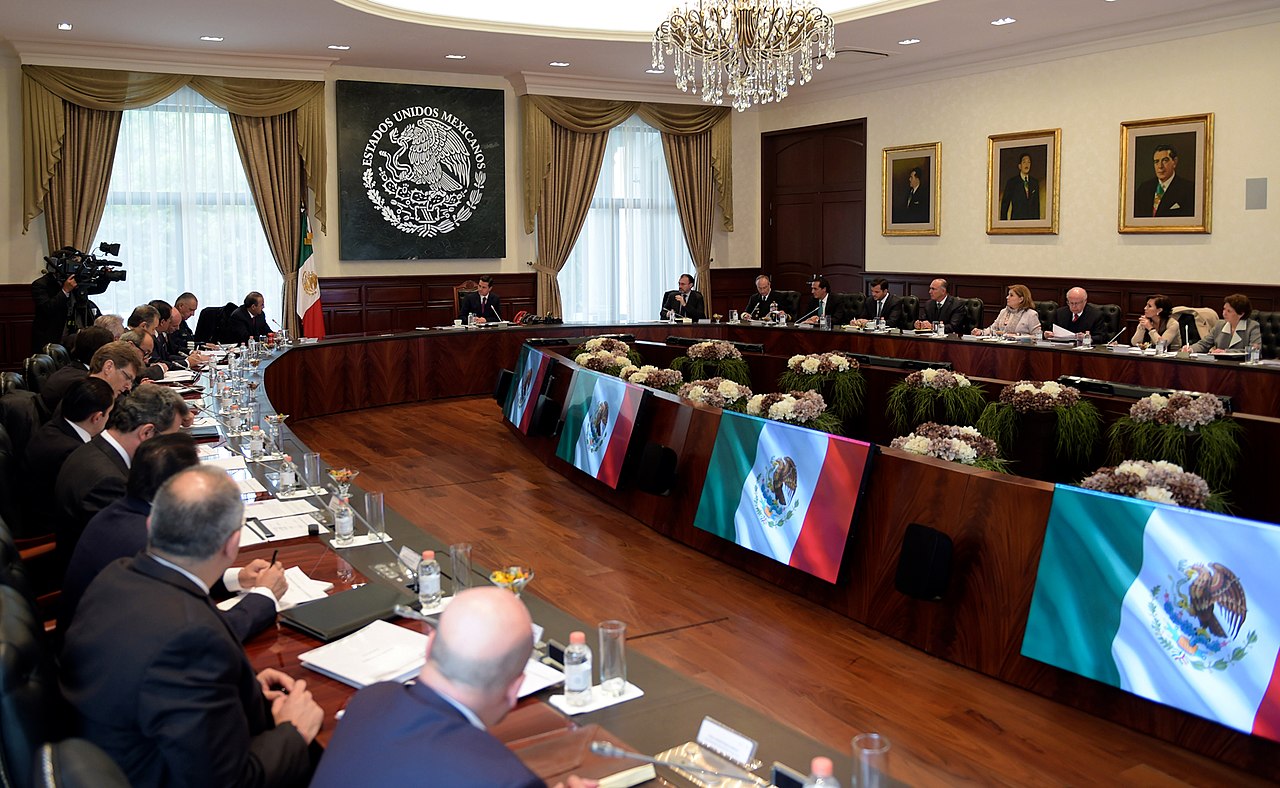 File Mexican President S Cabinet Meeting 2 Jpg Wikimedia Commons